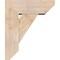 Ekena Millwork Traditional Slat Smooth Bracket w/ Offset Brace, Douglas Fir, 7 1/2"W x 20"D x 24"H BKT0806X20X24TRA06SDF - alternate 3